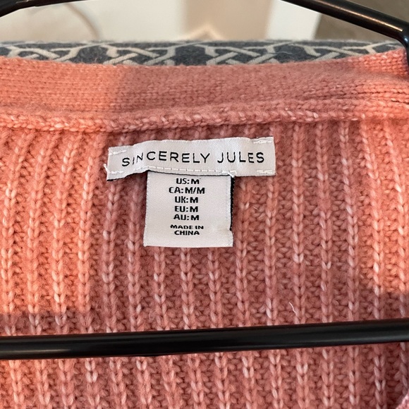 Sincerely Jules Coral Button-Up Cardigan - Picture 4 of 4